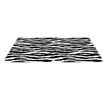 Covor cu dungi zebra print animal - TenStickers