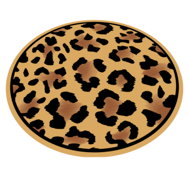 Covor clasic cu piele de leopard cu imprimeu animal - TenStickers