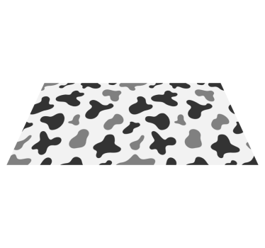 Covor vinil print animalier design de model de vacă - TenStickers