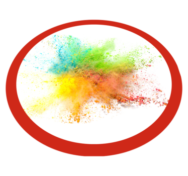 Covor vinil dormitor efect de explozie colorată - TenStickers