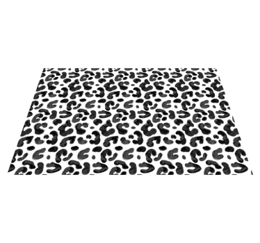 Covor vinil print animalier estetică cu model leopard - TenStickers