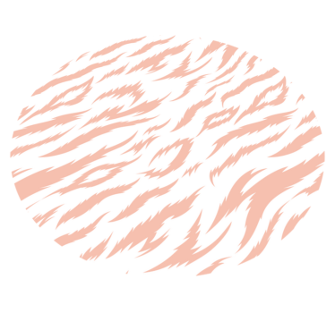 Covor vinil print animalier motiv cu dungi de tigru - TenStickers