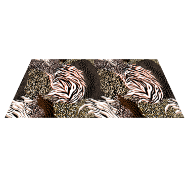 Covor vinil print animalier modele zebră izbitoare - TenStickers