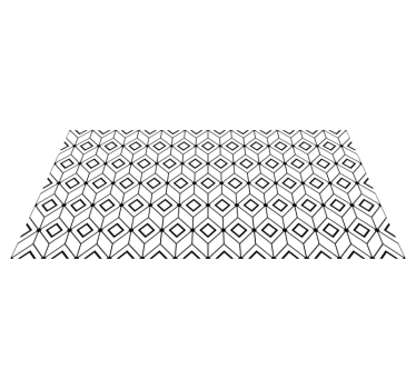 Covor de vinil geometric elemente moderne de diamant - TenStickers
