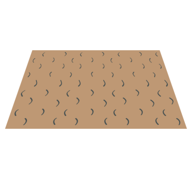 Covor vinil minimalist model curbat maro - TenStickers