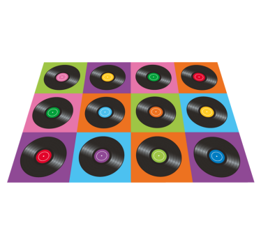 Plăci de disc de vinil de bucătărie covor de vinil - TenStickers