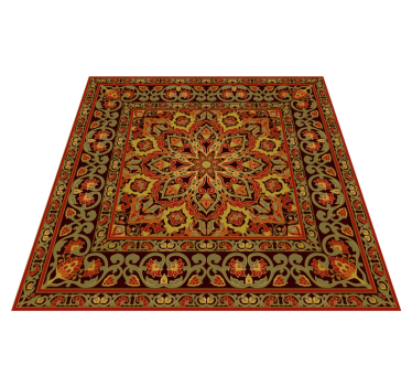 Parchet bucatarie efect mandala persian bucatarie - TenStickers