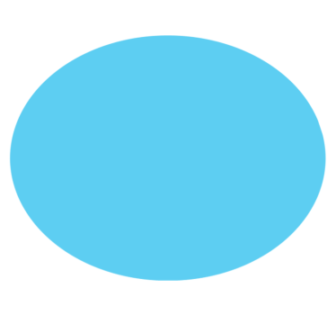 Covor vinil albastru design circular monocolor - TenStickers