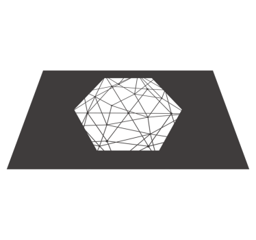 Covoare în stil nordic hexagon - TenStickers