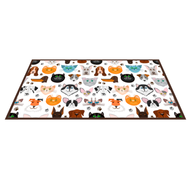 Covor și pisici animal mat - TenStickers