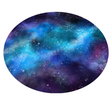 Copii nebuloasă spațiu covor de vinil pentru copii - TenStickers