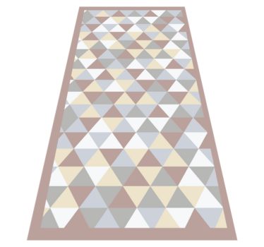 Bucătărie forme geometrice colorate covoare în stil nordic - TenStickers