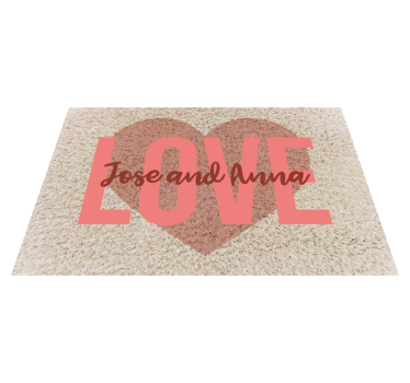 Dragoste cu covoare personalizate - TenStickers