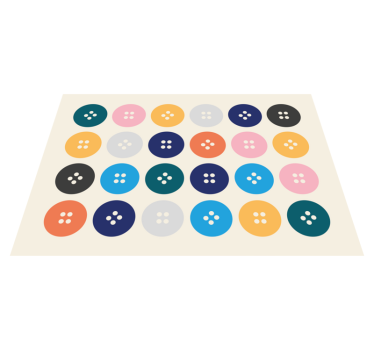 Nasturi colorati pentru copii - TenStickers