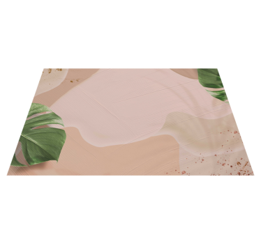 Covor de vinil hol fard de obraz cu frunze tropicale - TenStickers
