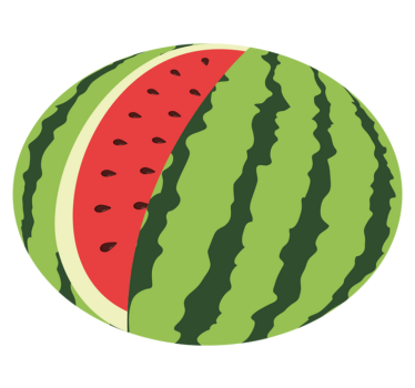 Felie de pardoseală de bucătărie cu pepene verde - TenStickers