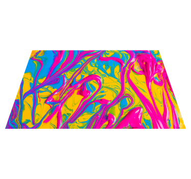 Covoare contemporane colorate cu efect de vopsea - TenStickers