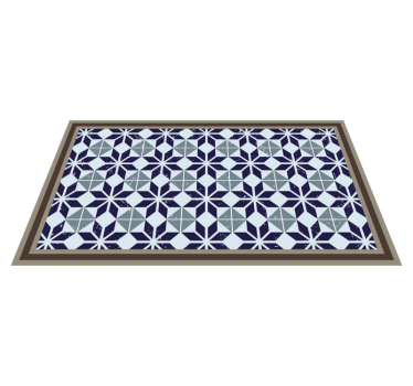 Albastru deschis stele geometrice faianță mat - TenStickers