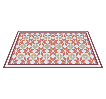 Covor vinil efect de țiglă element geometric - TenStickers