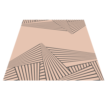 Covor vinil modern model geometric liniar - TenStickers