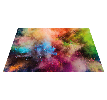 Covor dormitor multicolor cu pete - TenStickers