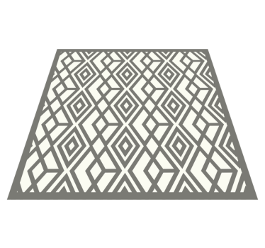 Covor de vinil geometric emblemă cu diamant - TenStickers