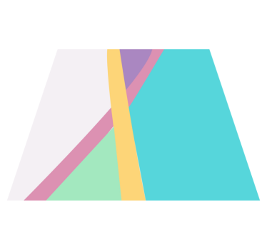 Covor vinil modern straturi abstracte colorate - TenStickers