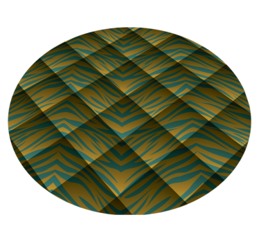 Covor vinil print animalier model inspirat de safari - TenStickers
