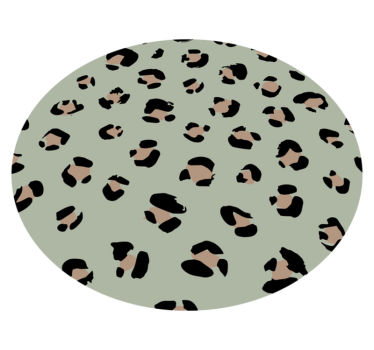 Covor vinil print animalier estetic leopard - TenStickers