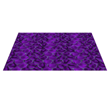 Covor vinil print animalier cu model mov și scame - TenStickers