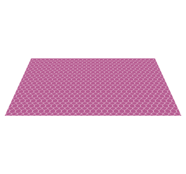 Covor vinil print animalier motive roz scallop - TenStickers