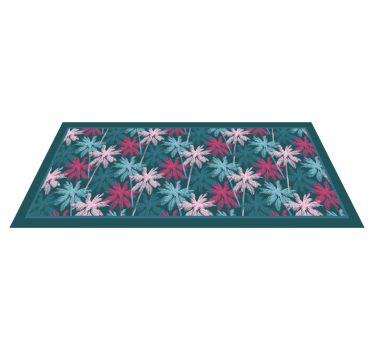 Covoare contemporane cu palme colorate - TenStickers