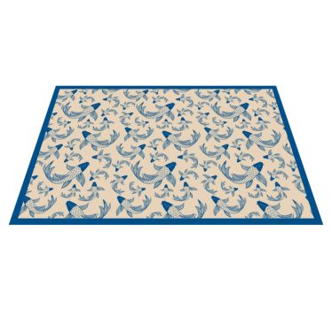 Covor vinil print animalier modele de pești - TenStickers