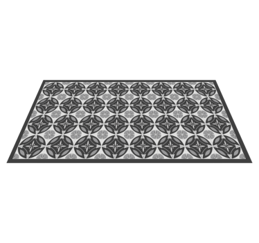 Covor de vinil marmura motiv monocrom sofisticat - TenStickers