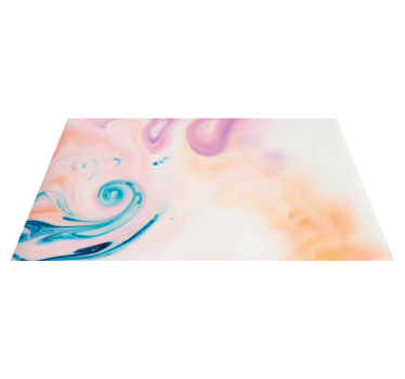 Covor de vinil marmura vârtej de fluid colorat - TenStickers