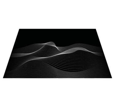Covor vinil modern modele de linii fluide - TenStickers