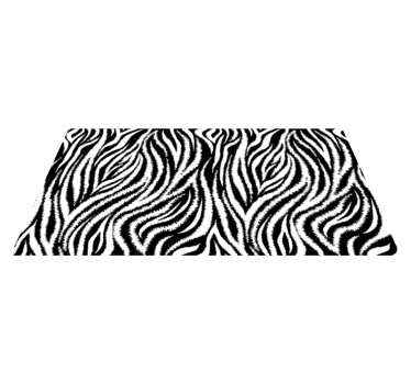 Covor vinil print animalier imprimeu cu dungi zebră - TenStickers