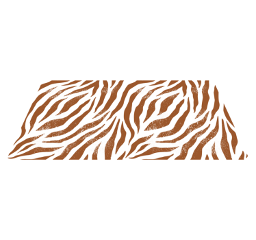 Covor vinil print animalier dungi rustice de zebră - TenStickers