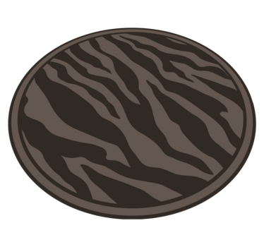 Covor vinil print animalier model elegant de zebră - TenStickers