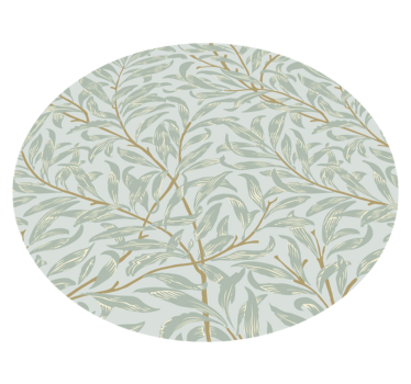 Covor vinil cu aspect de natura modele cu frunze verzi - TenStickers