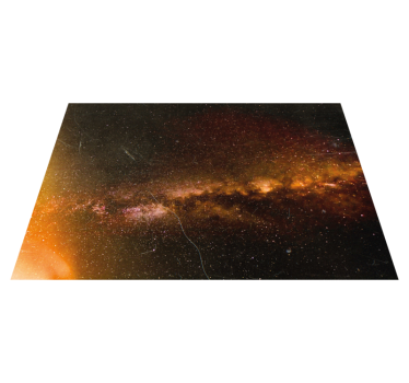 Covor de vinil stele vederea galaxiei cosmice - TenStickers