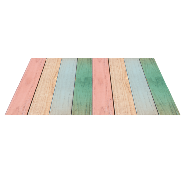 Parchet colorat texturat din lemn parchet din vinil efect lemn - TenStickers