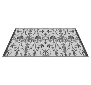 Covor vinil modern model decorativ floral - TenStickers