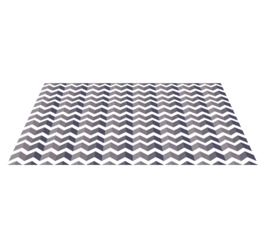 Covor de vinil geometric eleganță în modelul Chevron - TenStickers