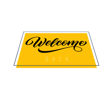 Covor vinil hol intrare salut revenire - TenStickers