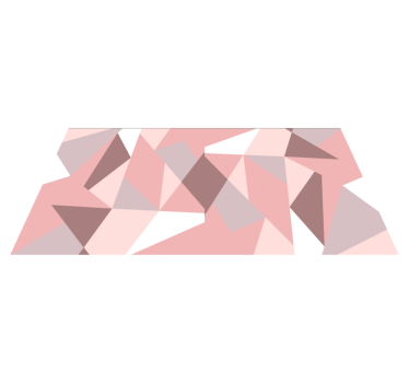 Covor de vinil geometric model triunghi geometric - TenStickers