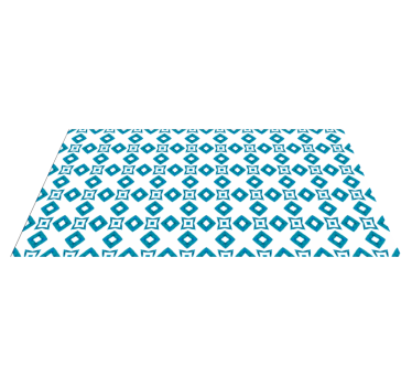 Covor de vinil geometric motiv de diamant - TenStickers