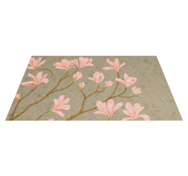 Covor vinil flori și plante expoziție de flori florale - TenStickers