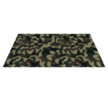 Covor vinil print animalier model de camuflaj - TenStickers