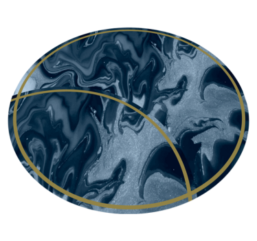 Covor de vinil texturat design abstract circular marmorat - TenStickers